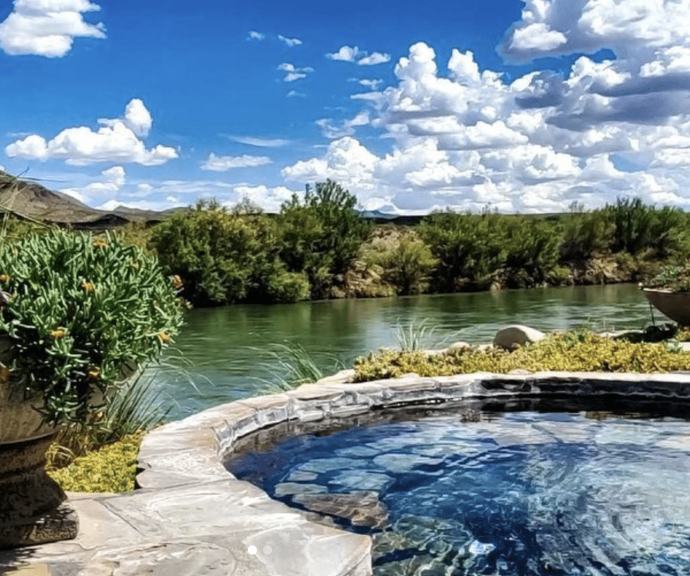 Riverbend Hot Springs; from South-Central New Mexico: Bosque del Apache to Truth or Consequences on Slow Down, See More